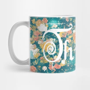 Thriving Floral Art Design Mug